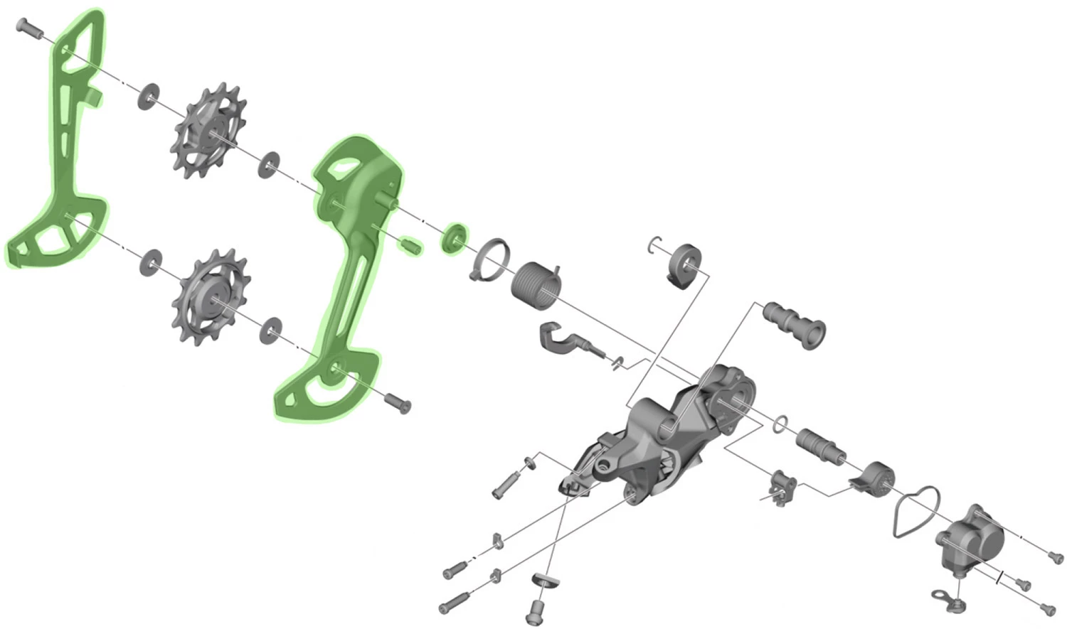 Shimano Guide-chaîne Pour RD-M8100 SGS 6 Shimano Guide-chaîne Pour RD-M8100 SGS – Image 4