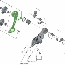 Shimano Plaque Extérieure Pour RD-M8000 7 Shimano Plaque Extérieure Pour RD-M8000 -Sram Soldes Shimano Kettenleitblech Aussen fur RD M8000