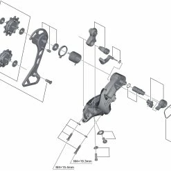 Shimano Guide-chaîne Intérieur Pour RD-M8000 -Sram Soldes Shimano Kettenleitblech Innen fur RD M8000