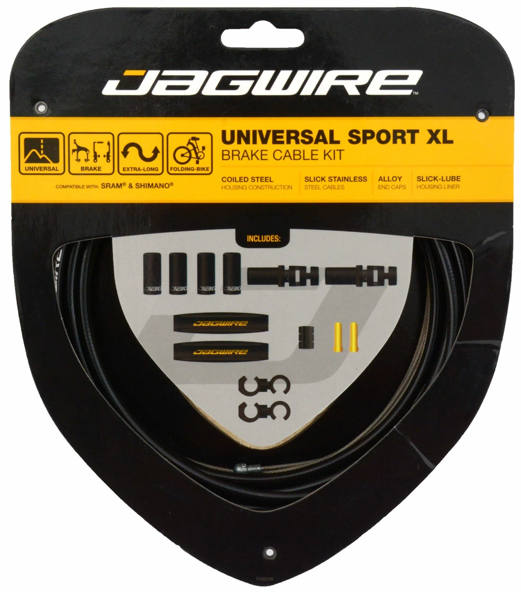 JAGWIRE Kit De Câbles De Frein Universal Sport XL 3 JAGWIRE Kit De Câbles De Frein Universal Sport XL