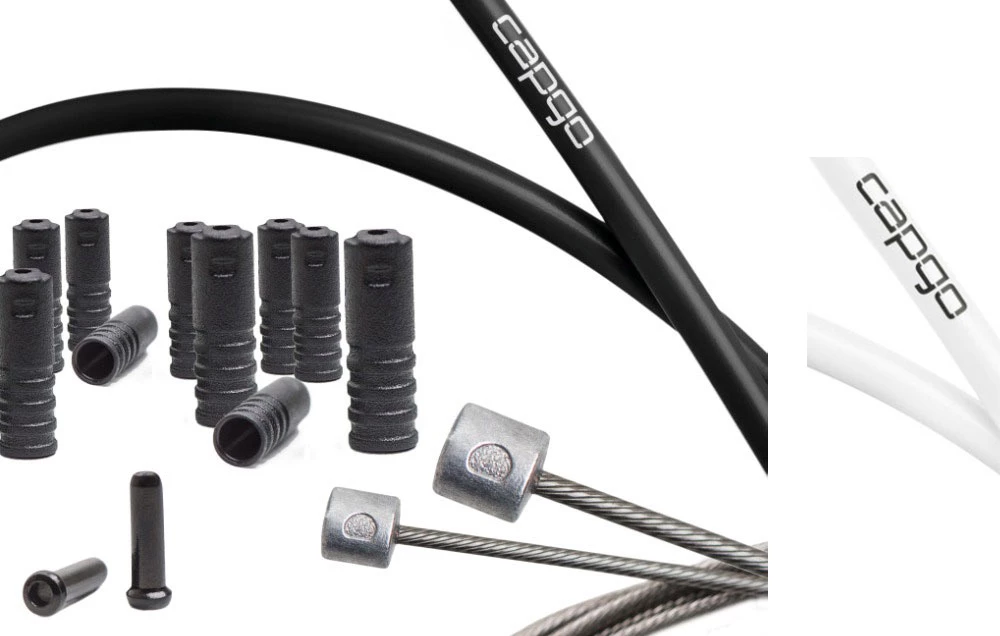CAPGO BL ECO Jeu De Câbles De Dérailleur Long Shimano/SRAM 3 CAPGO BL ECO Jeu De Câbles De Dérailleur Long Shimano/SRAM